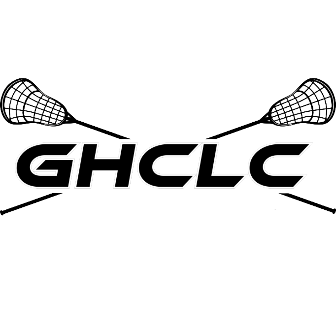 GHC Lacrosse logo with two crossed lacrosse sticks behind the bold lettering GHC LC